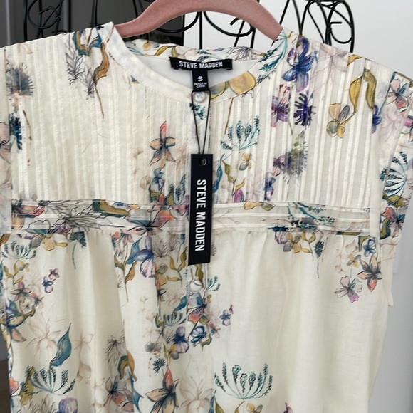 NWT STEVE MADDEN FLORAL MINIDRESS - Picture 8 of 11